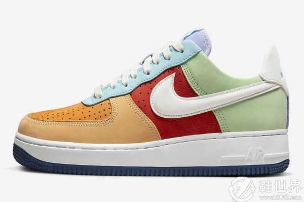 Nike,Air Force 1 Low,Boricua,D 鸳鸯设计超吸睛！全新「波多黎各」AF1 官图释出！